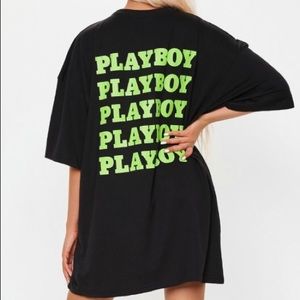 playboy x missguided t shirt dress